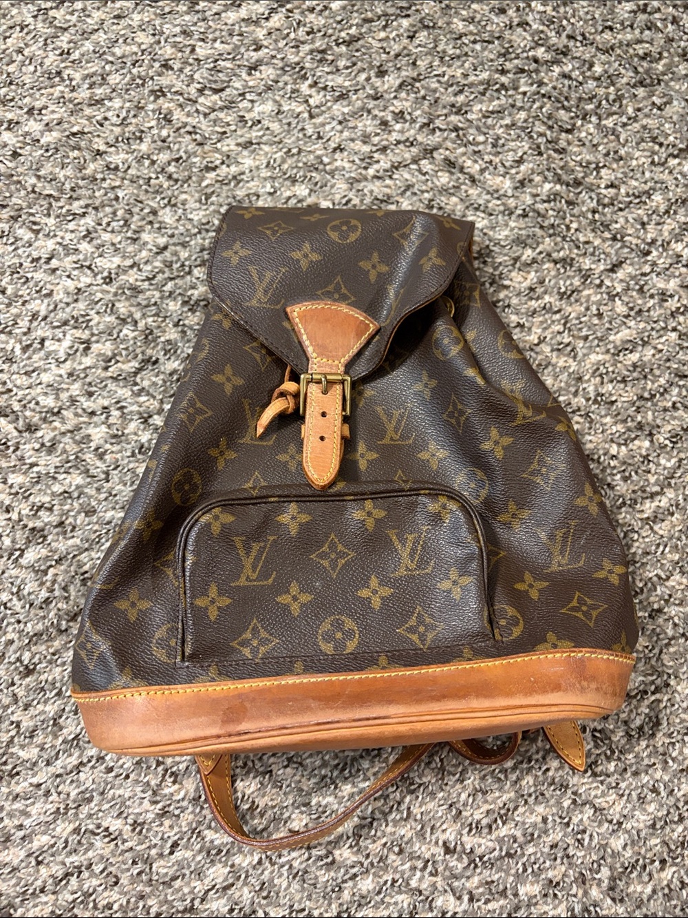 Louis Vuitton Montsouris MM Monogram Canvas Backpack - 1997